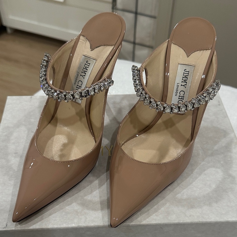Jimmy Choo - Bing 100 Embellished High Heel Sandals